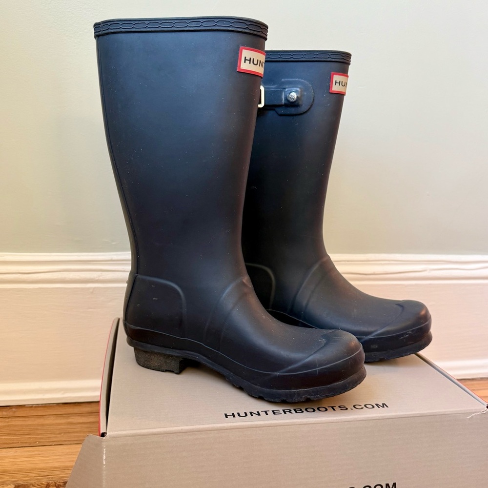 Hunter Original Wellington Boots Matte
Navy Size 4 (Big Kids)